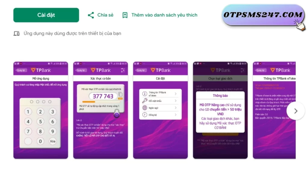 otpsms247 huong dan lay ma otp tpbank 14