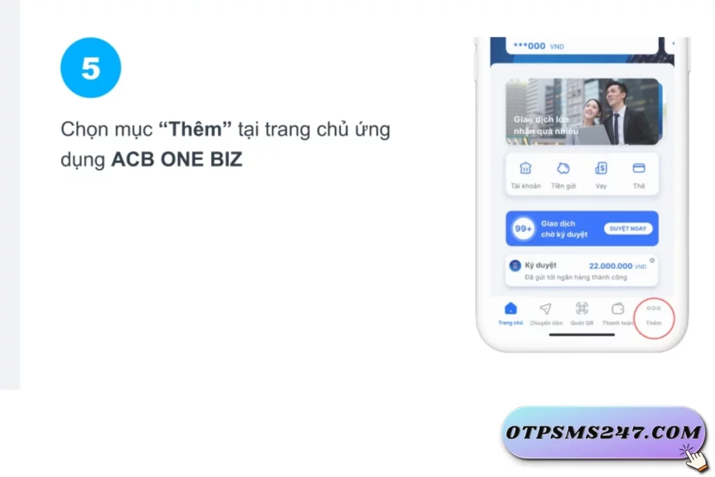 otpsms247 huong dan lay ma kich hoat acb safekey 11