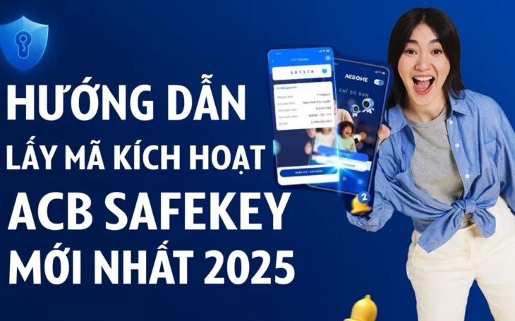 otpsms247 huong dan lay ma kich hoat acb safekey